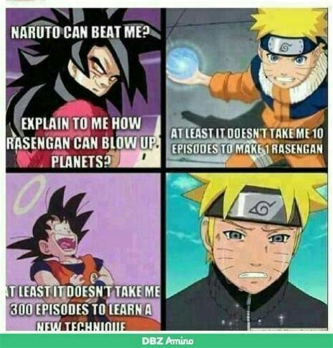 memes de goku vs naruto en español|goku vs naruto power level.